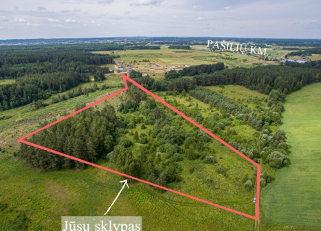 Parduodamas sklypas Pašilių k., Vilniaus r. sav., 256 a ploto Parduodamas sklypas Pašilių k., Vilniaus r. sav., 256 a ploto