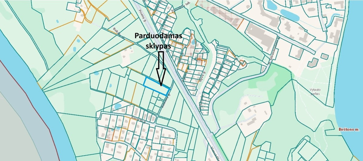 Parduodamas  sklypas Birštono m., Birštono sav., 45 a ploto 3