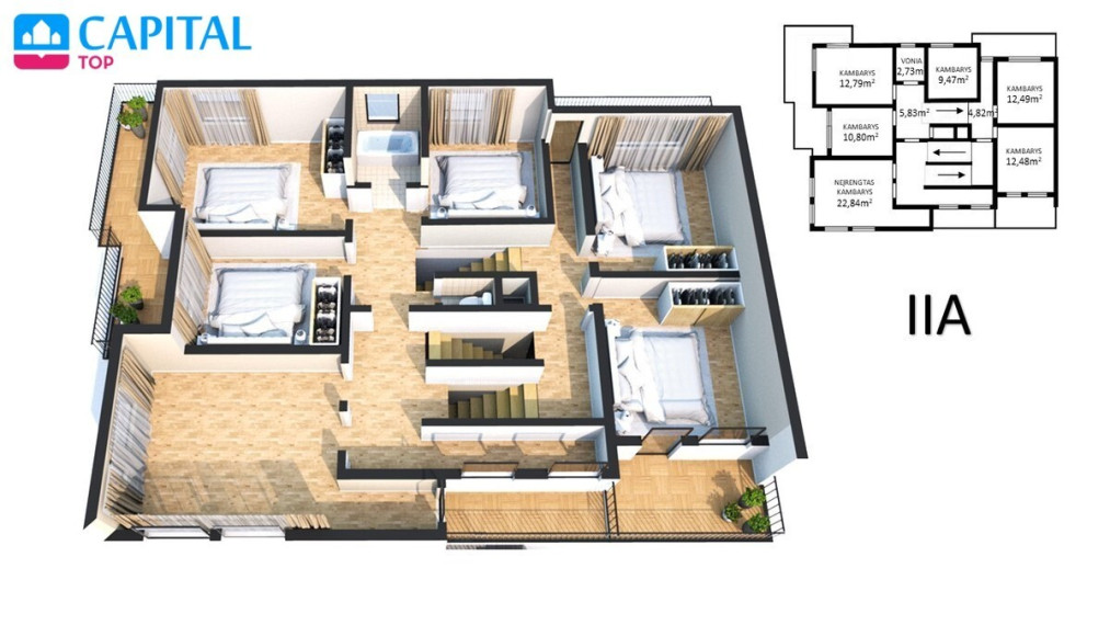 Parduodamas namas Kalnų g., Kelmės m., Kelmės r. sav., 315 m2 ploto 19