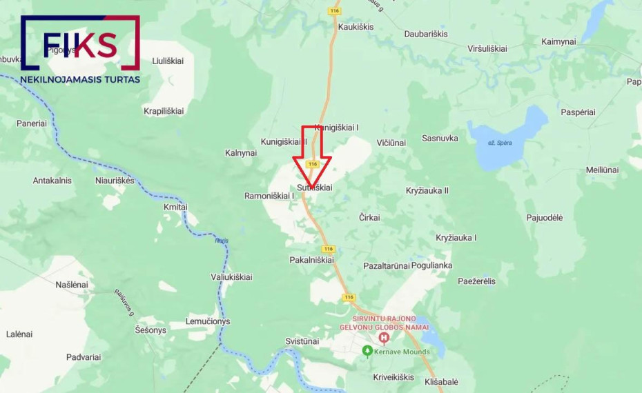 Parduodamas sklypas Sutkiškių k., Širvintų r. sav., 165 a ploto 6