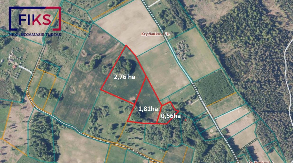 Parduodamas sklypas Kryžiaukos II k., Širvintų r. sav., 513.00 a ploto 12