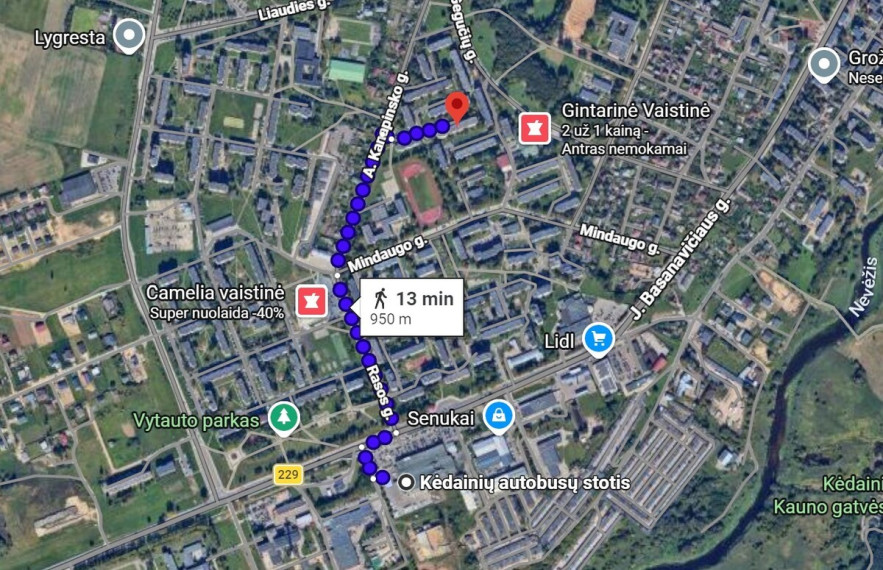Parduodamas butas A. Kanapinsko g., Kėdainių m., Kėdainių r. sav., 80.44 m2 ploto, 4 kambariai 9