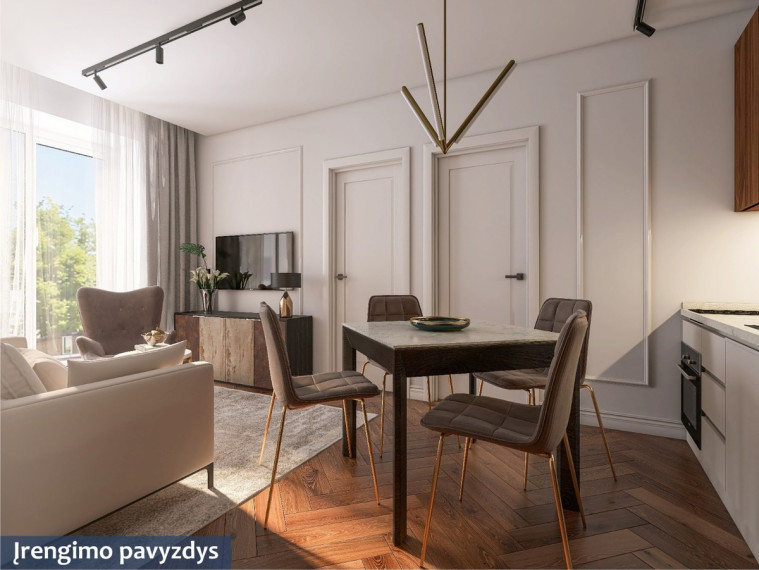 Parduodamas butas Žygimantų g., Vilniaus m., Vilniaus m. sav., 34 m2 ploto, 2 kambariai 5