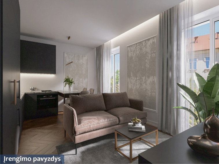 Parduodamas butas Žygimantų g., Vilniaus m., Vilniaus m. sav., 34 m2 ploto, 2 kambariai 9