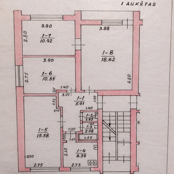 Parduodamas butas Savanorių pr., Žaliakalnis, Kauno m., Kauno m. sav., 72.00 m² ploto 4 kambariai 30