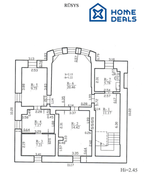 Parduodamas namas Sportininkų g., Sportininkai, Klaipėdos m., Klaipėdos m. sav., 261.99 m² ploto 6 kambariai 45