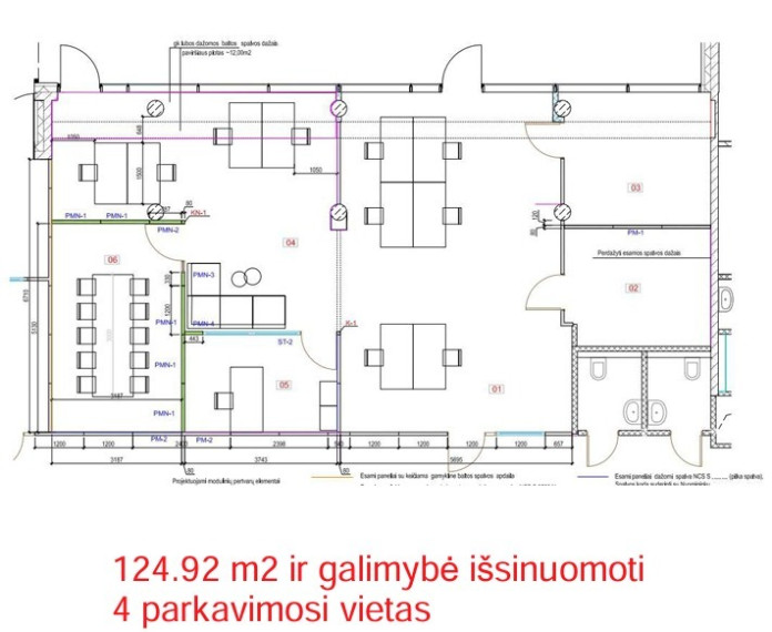 Nuomojamos administracinės patalpos Kęstučio g., Vilniaus m., Vilniaus m. sav., 175 m2 ploto 6