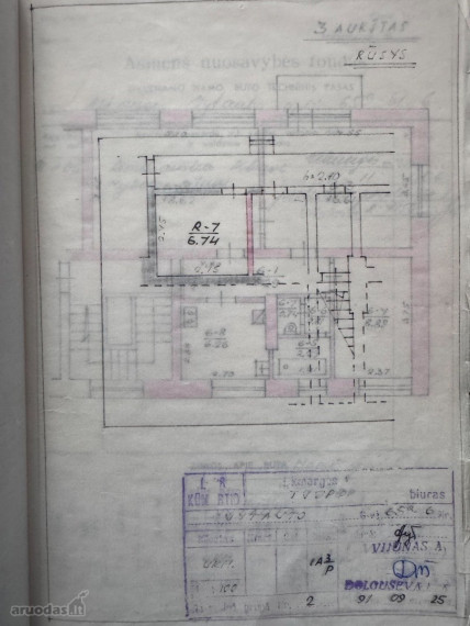 Parduodamas butas Vytauto g., Ukmergės m., Ukmergės r. sav., 59.51 m2 ploto, 3 kambariai 24