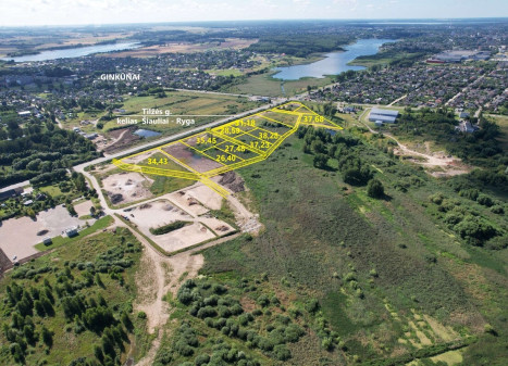 Parduodamas komercinės paskirties sklypas Tilžės g., Gubernija, Šiaulių m., Šiaulių m. sav., 37.68 a ploto Parduodamas komercinės paskirties sklypas Tilžės g., Gubernija, Šiaulių m., Šiaulių m. sav., 37.68 a ploto