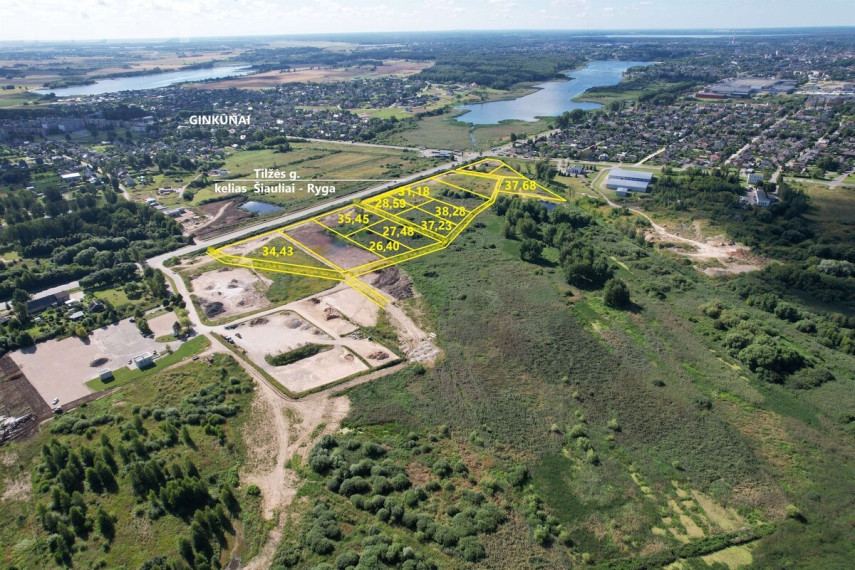 Parduodamas komercinės paskirties sklypas Tilžės g., Gubernija, Šiaulių m., Šiaulių m. sav., 37.68 a ploto 1