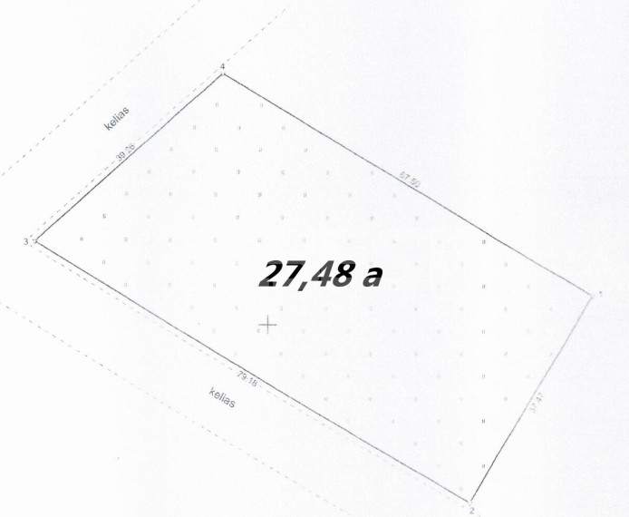 Parduodamas komercinės paskirties sklypas Tilžės g., Gubernija, Šiaulių m., Šiaulių m. sav., 37.68 a ploto 9