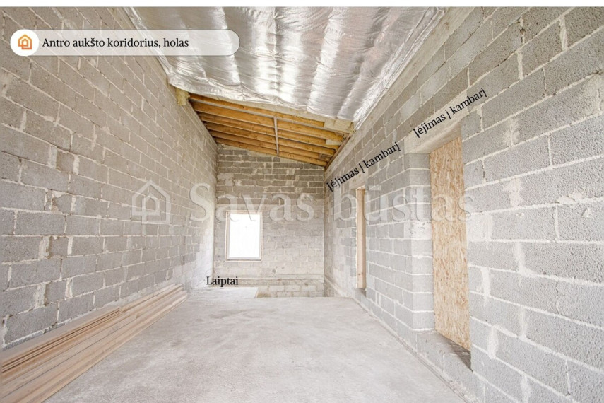 Parduodamas namas Miško g., Šilėnų k., Šiaulių r. sav., 256.47 m2 ploto, 2 aukštai 5