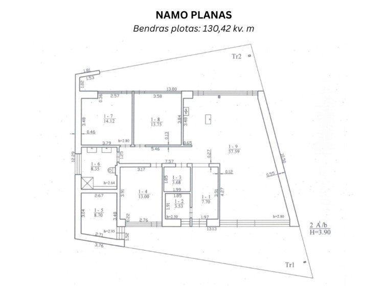 Parduodamas namas Rokantiškių Sodų 7-oji g., Vilniaus m., Vilniaus m. sav., 130.42 m2 ploto, 1 aukštai 31