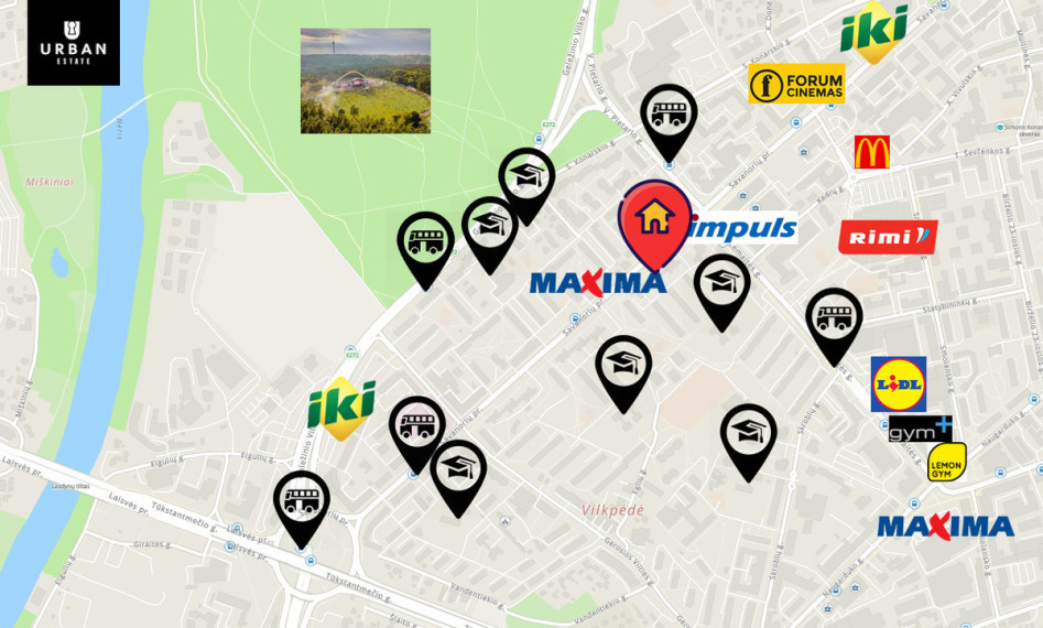 Parduodamas butas Savanorių pr., Naujamiestyje, Vilniuje, 70 kv.m ploto, 3 kambariai 18