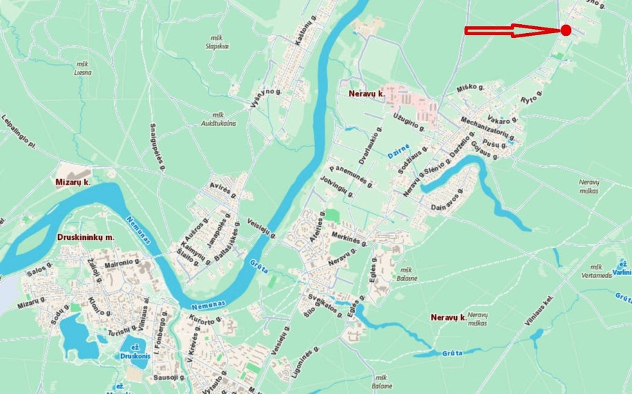 Parduodamas kitos paskirties sklypas Neravų g., Neravų k., Druskininkų sav., 18.01 a ploto 10