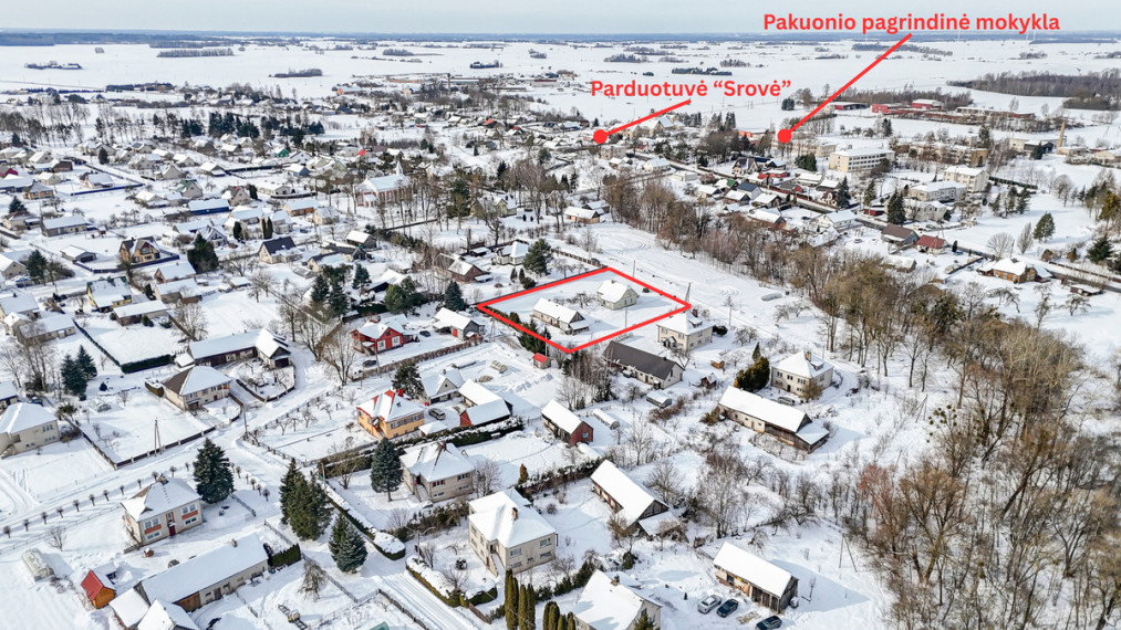 Parduodamas namas Kranto g., Pakuonio mstl., Prienų r. sav., 101.24 m2 ploto, 1 aukštai 36