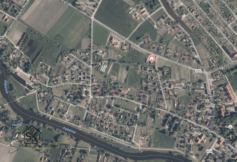 PARDUODAMAS NAMAS SU 25.12 A ŽEMĖS SKLYPU RUSNĖJE, SKALVIŲ G. 11 37