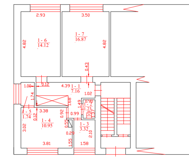 Parduodamas butas Žiedo g., Kartupių k., Jurbarko r. sav., 55.39 m² ploto 4 kambariai 10