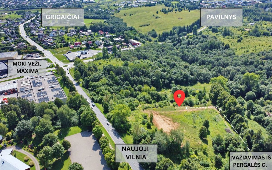 Parduodamas  sklypas Vilniaus m. sav., Vilniaus m., Naujoji Vilnia, Nikolajaus Krainskio, 8 a ploto 1