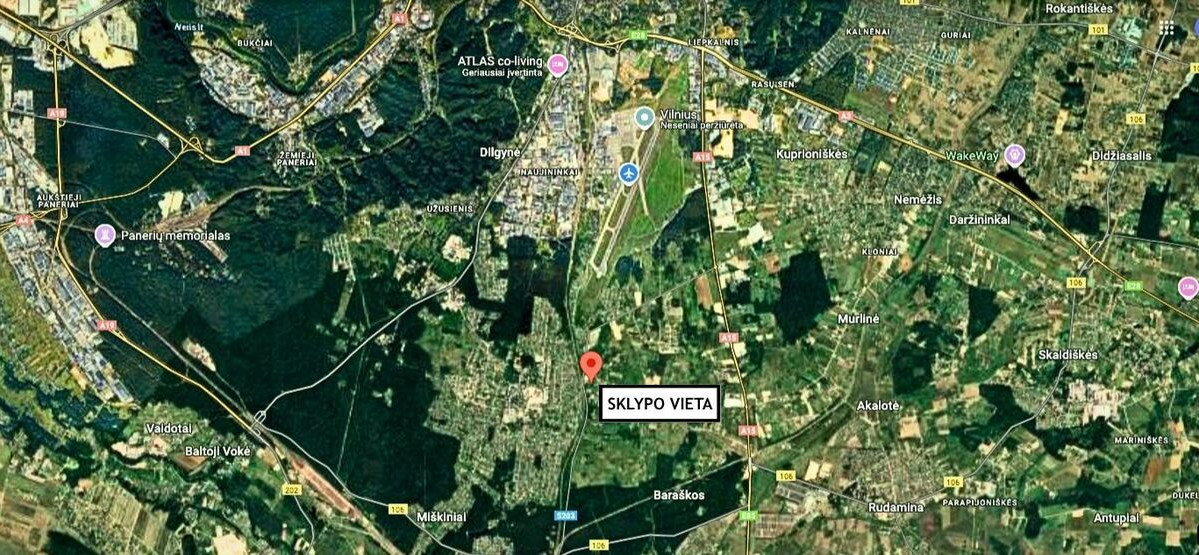 Parduodamas  sklypas Vilniaus m. sav., Vilniaus m., Salininkai, Meilės Lukšienės, 62 a ploto 12