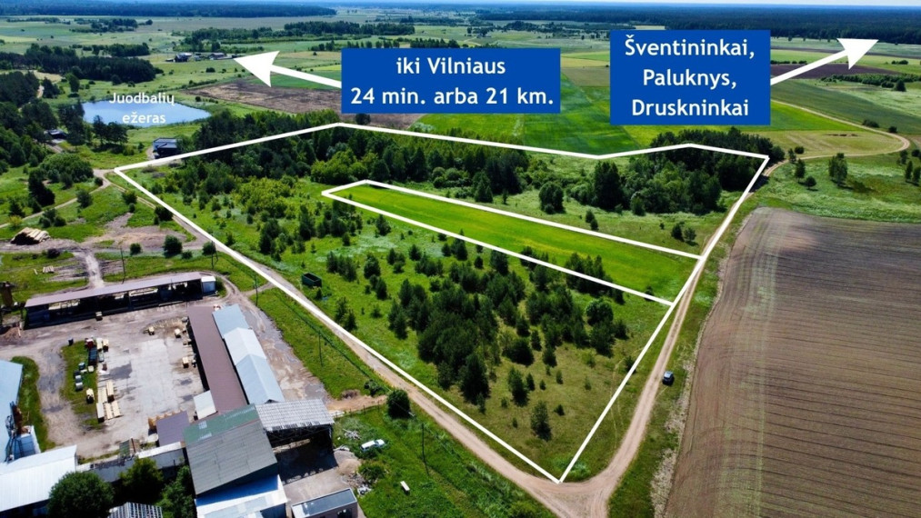 Parduodamas  sklypas Juodbalių k., Vilniaus r. sav., 426 a ploto 3