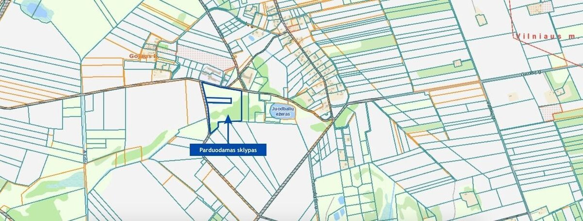 Parduodamas  sklypas Juodbalių k., Vilniaus r. sav., 426 a ploto 4
