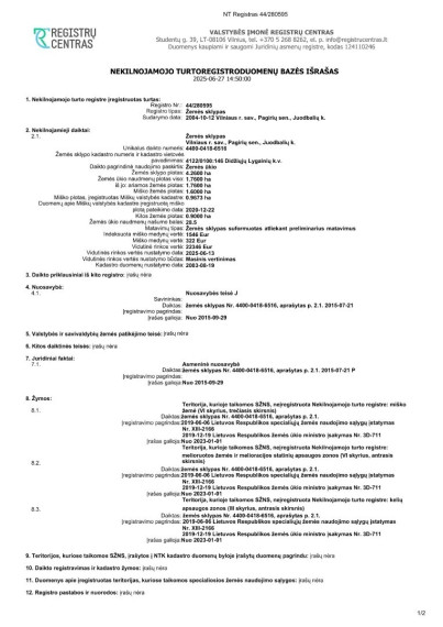 Parduodamas  sklypas Juodbalių k., Vilniaus r. sav., 426 a ploto 9