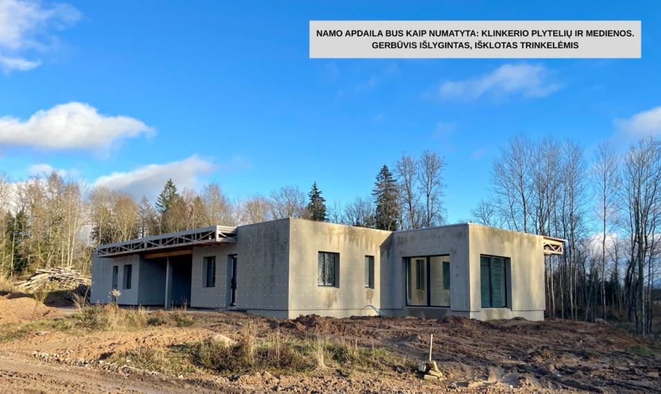 Parduodamas namas Tintiniškių g., Tintiniškių k., Vilniaus r. sav., 142.69 m2 ploto, 1 aukštai 10