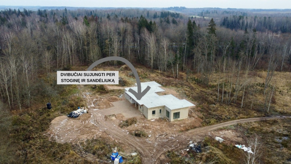 Parduodamas namas Tintiniškių g., Tintiniškių k., Vilniaus r. sav., 142.69 m2 ploto, 1 aukštai 12