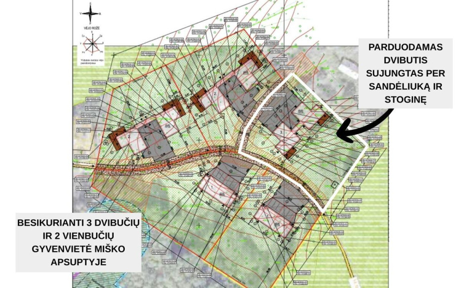 Parduodamas namas Tintiniškių g., Tintiniškių k., Vilniaus r. sav., 142.69 m2 ploto, 1 aukštai 23