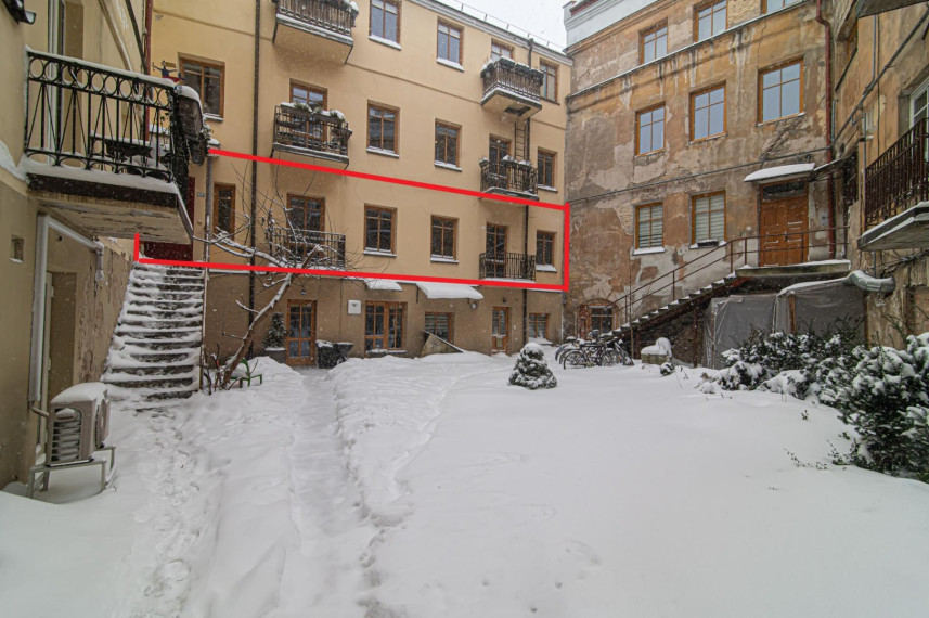Parduodamas butas Žemaitijos g., Senamiestis, Vilniaus m., Vilniaus m. sav., 65.59 m² ploto 3 kambariai 17