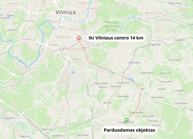 Parduodamas  sklypas Parapijoniškių k., Vilniaus r. sav., 101.71 a ploto 13