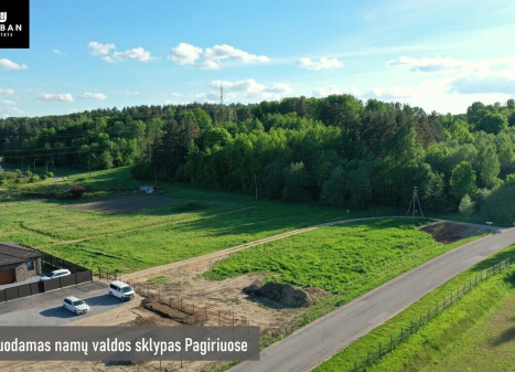 Parduodamas namų valdos sklypas Pagiriuose, Vilniuje, 25,45 a ploto
