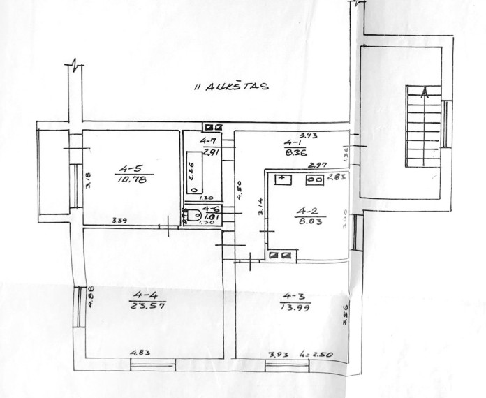 Parduodamas butas Jono Basanavičiaus g., Anykščių m., Anykščių r. sav., 68.65 m2 ploto, 3 kambariai 11
