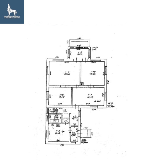 Parduodamas namas Mokyklos g., Nemėžio mstl., Vilniaus r. sav., 97 m2 ploto, 1 aukštai 17