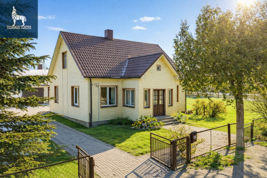 Parduodamas namas Mokyklos g., Nemėžio mstl., Vilniaus r. sav., 97 m2 ploto, 1 aukštai 3