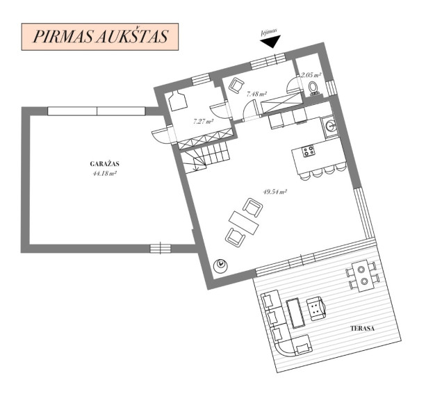 Parduodamas namas Stasio Krasausko g., Vilniaus m., Vilniaus m. sav., 212.94 m2 ploto, 2 aukštai 36