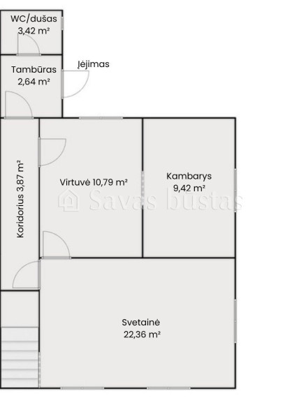 Parduodamas namas P. Matulionio g., Mažeikių m., Mažeikių r. sav., 85.39 m2 ploto,  aukštai 14