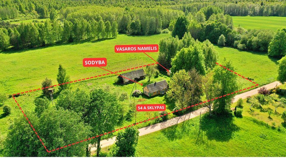 Parduodamas namas Gilvydžių k., Anykščių r. sav., 57.00 m² ploto 2 kambariai 6