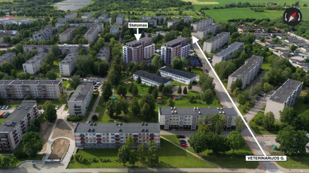 Parduodamas butas Veterinarijos g., Ukmergės m., Ukmergės r. sav., 44.2 m2 ploto, 2 kambariai 20