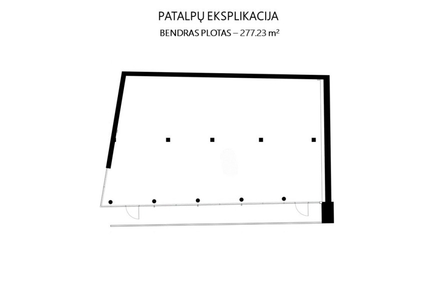 Parduodamos administracinės, maitinimo, paslaugų, prekybos patalpos Sodų g., Vilniaus m., Vilniaus m. sav., 277.23 m2 ploto 7