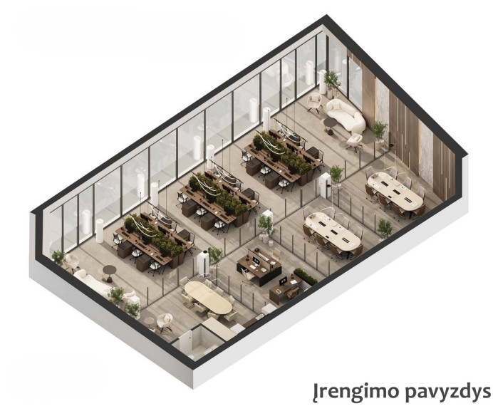 Parduodamos administracinės, maitinimo, paslaugų, prekybos patalpos Sodų g., Vilniaus m., Vilniaus m. sav., 277.23 m2 ploto 8