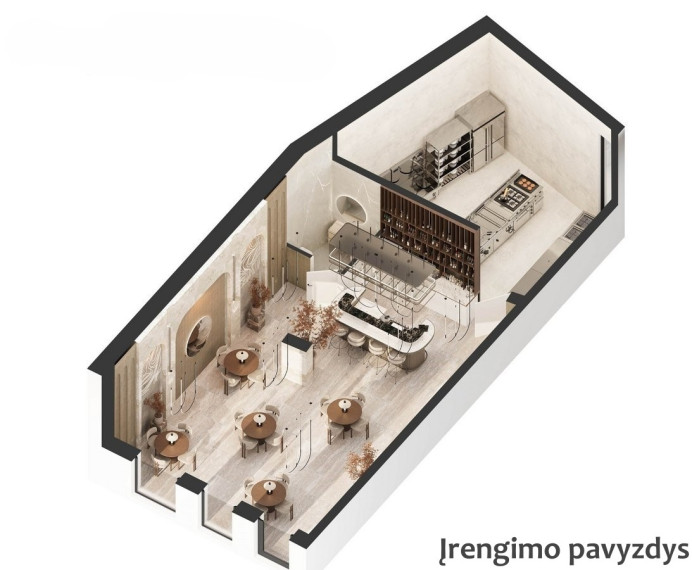 Parduodamos administracinės, maitinimo, paslaugų, prekybos patalpos Sodų g., Vilniaus m., Vilniaus m. sav., 277.23 m2 ploto 13