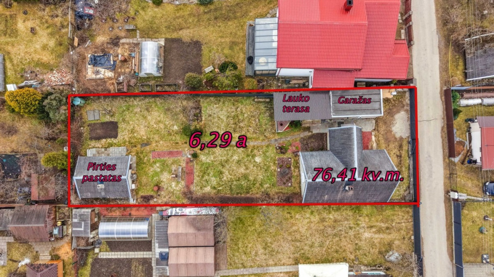 Parduodamas namas Šiaurės Sodų 4-oji g., Vilniaus m., Vilniaus m. sav., 76.41 m2 ploto, 1 aukštai 38