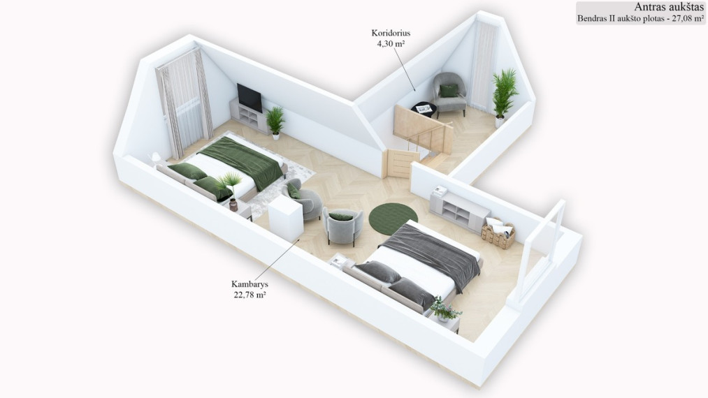 Parduodamas namas Šiaurės Sodų 4-oji g., Vilniaus m., Vilniaus m. sav., 76.41 m2 ploto, 1 aukštai 28
