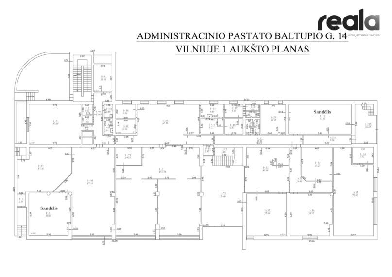 Nuomojamos patalpos Baltupio g., Jeruzalėje, Vilniuje, 2100 kv.m ploto 14
