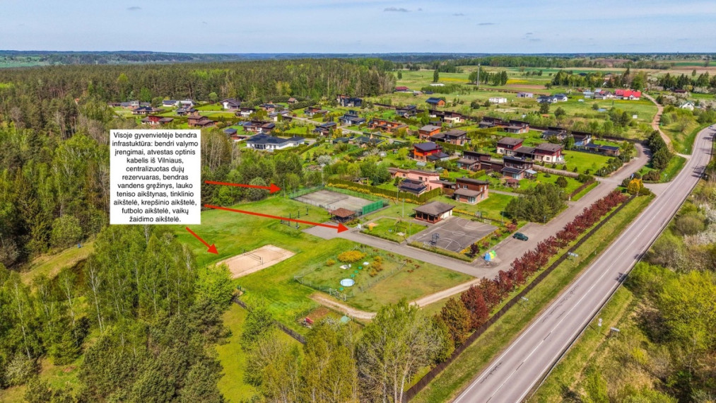 Parduodamas namas Neries Kilpų g., Verkšionių k., Vilniaus r. sav., 154.92 m2 ploto, 2 aukštai 8