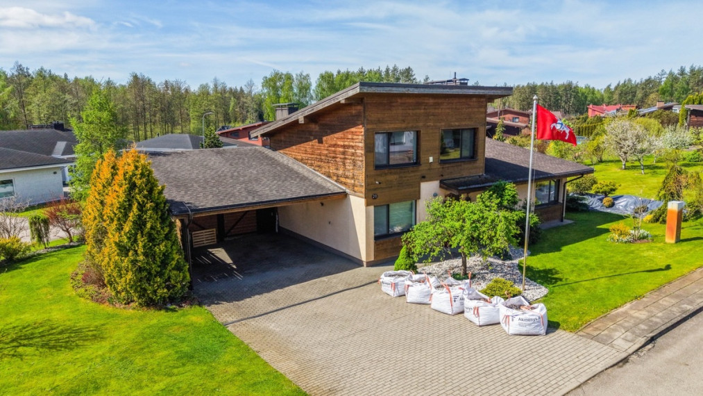 Parduodamas namas Neries Kilpų g., Verkšionių k., Vilniaus r. sav., 154.92 m2 ploto, 2 aukštai 4
