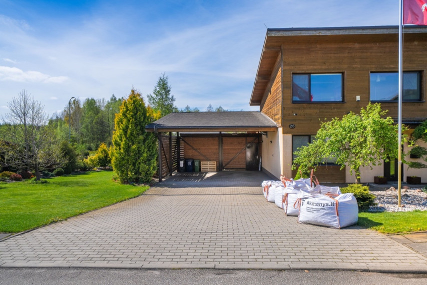 Parduodamas namas Neries Kilpų g., Verkšionių k., Vilniaus r. sav., 154.92 m2 ploto, 2 aukštai 3