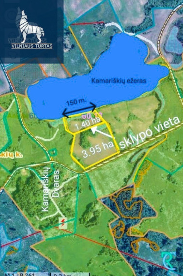 Parduodamas  sklypas Kamariškių k., Zarasų r. sav., 535 a ploto 3